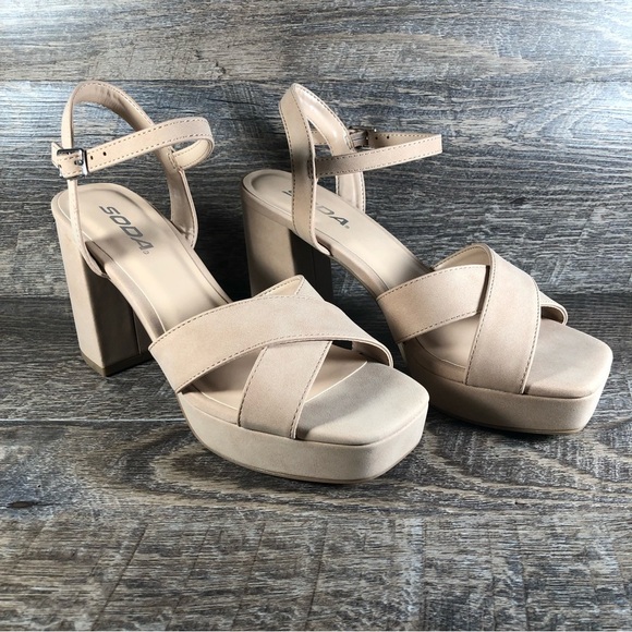 WOMEN'S CHUNKY BLOCK HEEL (SLOPE-H) - Picture 4 of 9